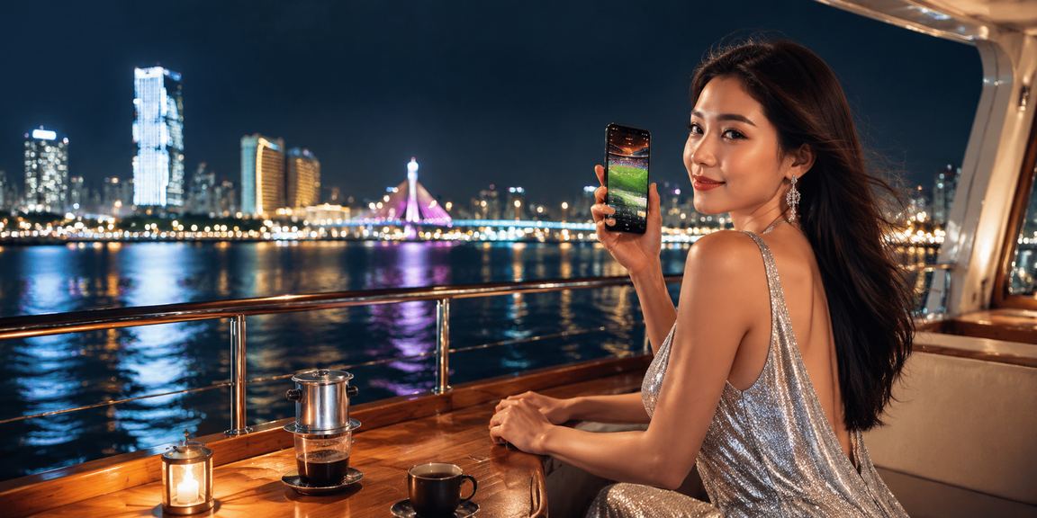 Người dùng Đà Nẵng trải nghiệm casino trực tuyến trên điện thoại bên ly cà phê
